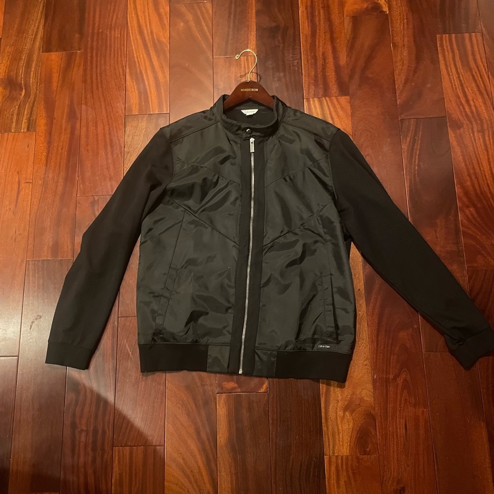 Black Calvin Klein Jacket size Large Motocross